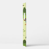 Camping scene - caravan, kampeerstoelen, vuurpleis Case-Mate iPhone case (Achterkant / Rechts)