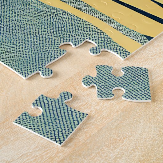 Camping Scene Man Kajakken Legpuzzel (Zijkant)