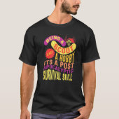 Camping Scouting Is Not A Hobby Skull Tent Surviva T-shirt (Voorkant)