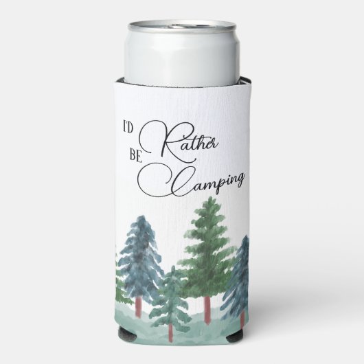 Camping Seltzer Can Cooler (Seltzer Voorkant)