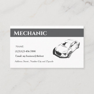 camping services editable card visitekaartje