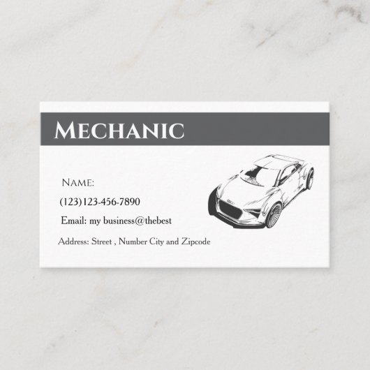 camping services editable card visitekaartje (Voorkant)