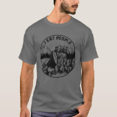 Camping Shirt Hikking I Hate People I Eat People (Voorkant)