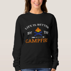 Camping Shirt leven is beter door het kampvuur