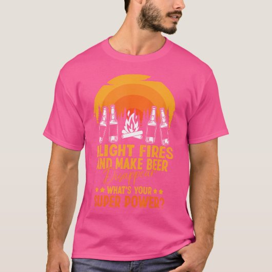 Camping Shirt Mannen Funny Camper (Voorkant)