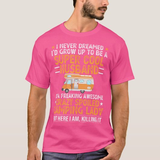 Camping Shirt Mannen Funny Valentijnsdag Camping H (Voorkant)