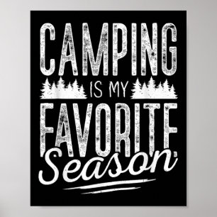Camping Shirt Mannen Kinder Camper RV Camping Vaka Poster
