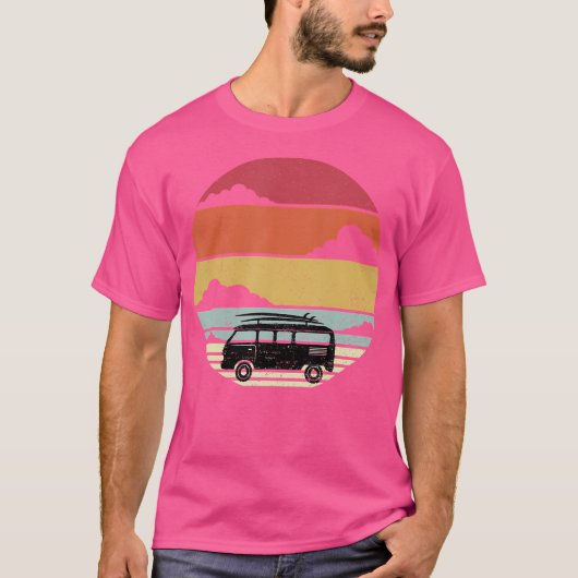 Camping Shirt  Retro Campervan Camp Lovers (Voorkant)