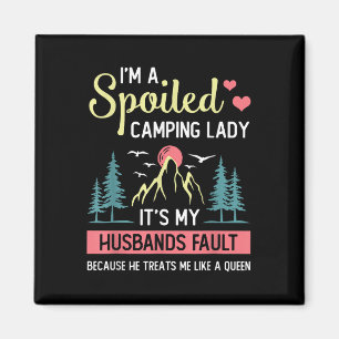 Camping Shirt Vrouwen Camper RV Vakantie Camping W Magneet