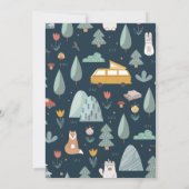 Camping Shower Uitnodiging (Achterkant)