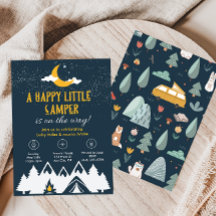 Camping Shower Uitnodiging