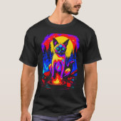 Camping Siamese Cat T-shirt (Voorkant)