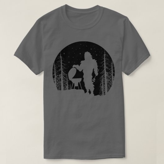 Camping Silhouet T-shirt (Design voorkant)