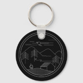 camping, sleutelhanger (Voorkant)