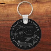 camping, sleutelhanger (Voorkant)