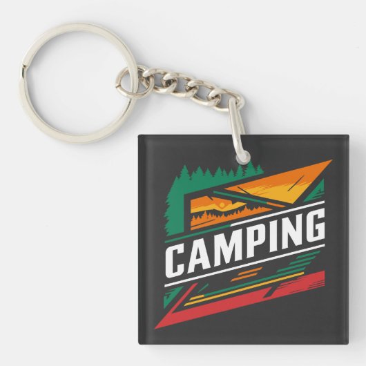 Camping sleutelhangers (voorkant)
