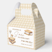 Camping S'more Fun Baby shower Favoriet Bedankdoosjes (Voorkant)
