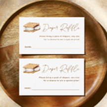 Camping Smore Fun Baby shower Luier Raffle