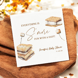Camping Smore Fun Baby shower Servet