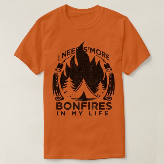 Camping Smores Cadeau T-shirt (Design voorkant)