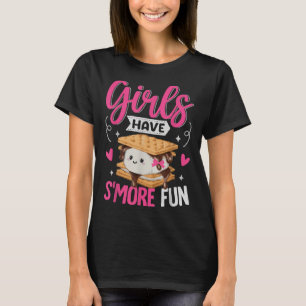 Camping Smores Meisjes Hebben Smore Fun Schattige T-shirt
