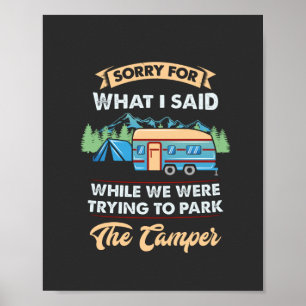 Camping - Sorry voor wat ik zei Poster