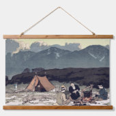 Camping Southern Japan Alps Yoshida Hiroshi 1928 Hangend Wandkleed (Voorkant)
