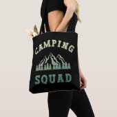 Camping Squad Camping Trip Moundoorn Outdoor Tote Bag (Dichtbij)