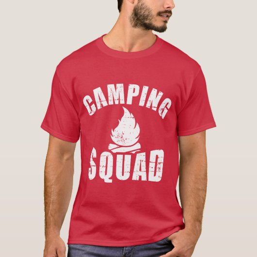 Camping Squad jongen T-shirt (Voorkant)