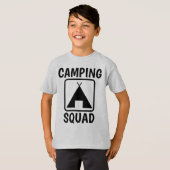 CAMPING SQUAD Kids T-shirts (Voorkant volledig)