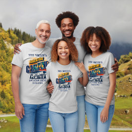 Camping squad matching family trip avontuur t-shirt