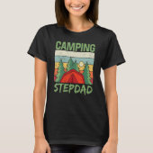Camping Stepdad Campfire Camp Camper Campsite T-shirt (Voorkant)
