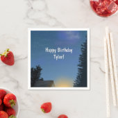 Camping Sterrennacht Party Servet (Insitu)