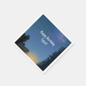 Camping Sterrennacht Party Servet (Hoek)