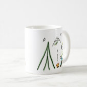 Camping Stickman Koffiemok (Voorkant rechts)