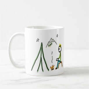 Camping Stickman Koffiemok