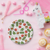 Camping Summer Camp Campfire Tent S'mores Outdoor Papieren Bordje (Feest)