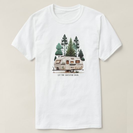 Camping T-Shirt (Design voorkant)