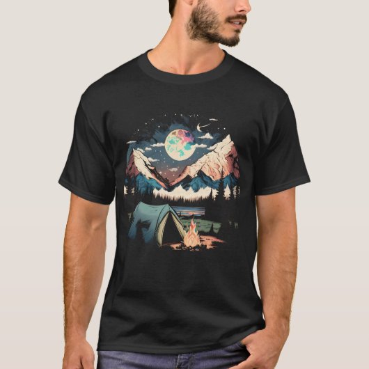 Camping T-shirt (Voorkant)