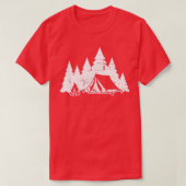 Camping t-shirt (Design voorkant)