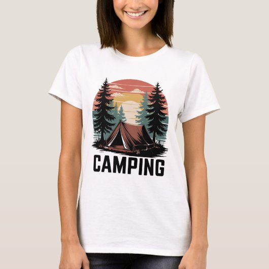 CAMPING T-SHIRT (Voorkant)