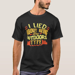 Camping T Shirt for the Glamping Lifestyle