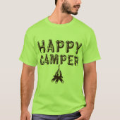 Camping T-Shirt - Happy Camper (Voorkant)