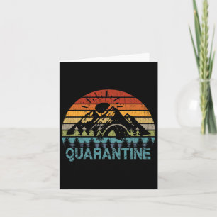 Camping T Shirten Funny Self Isolation Quarantine Kaart