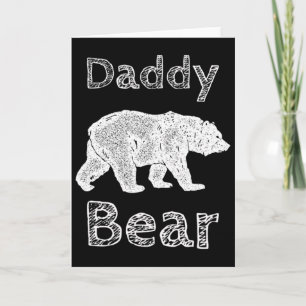 Camping T-shirts voor mannen Funny Daddy Bear T-sh Kaart