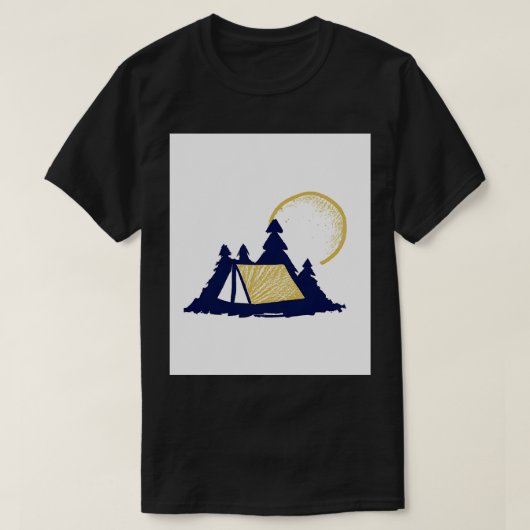 Camping Tent 1 T-shirt (Design voorkant)