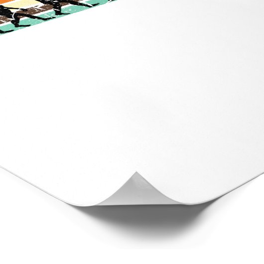 Camping Tent Camping Retro Poster (Hoek)