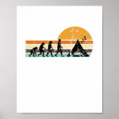 Camping Tent Camping Retro Poster (Voorkant)