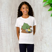 Camping Tent en kampvuur Outdoor Adventure T-shirt