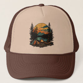 Camping Tent in the Forest Trucker Pet